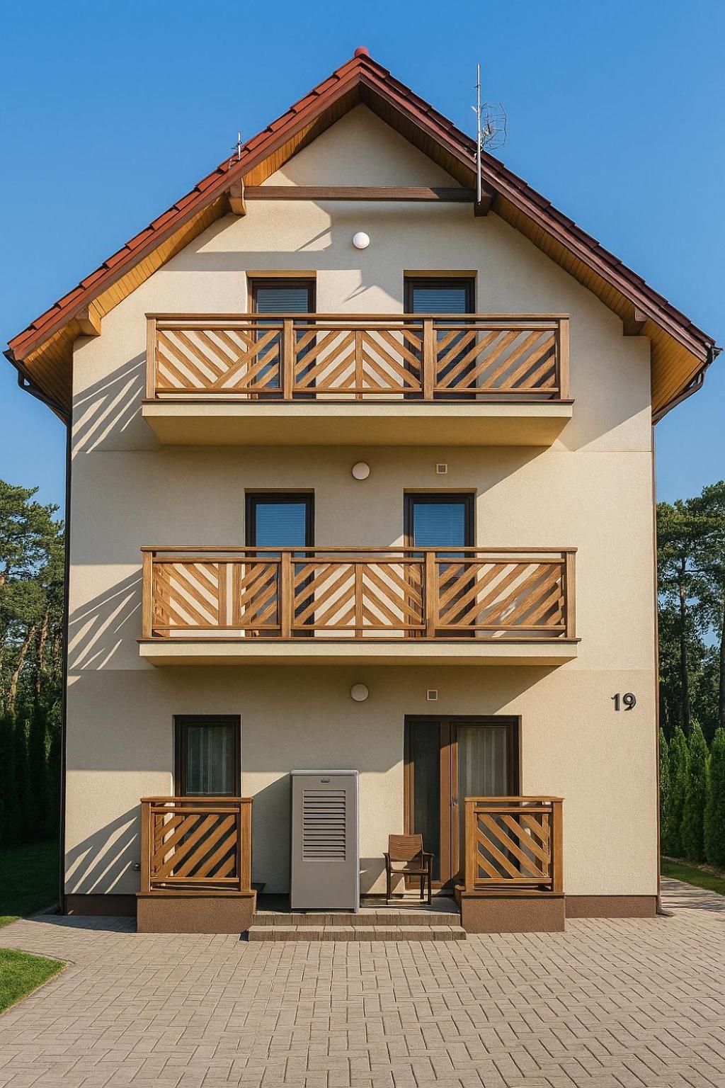 Holiapart Willa Stenga - Przy Lesie, Taras, Plac Zabaw, Grill Krynica Morska Dış mekan fotoğraf